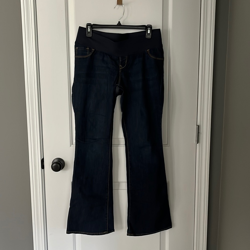 NWOT Old Navy Rockstar maternity bootcut jeans